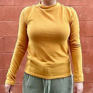 Golden Yellow Long Sleeved Top